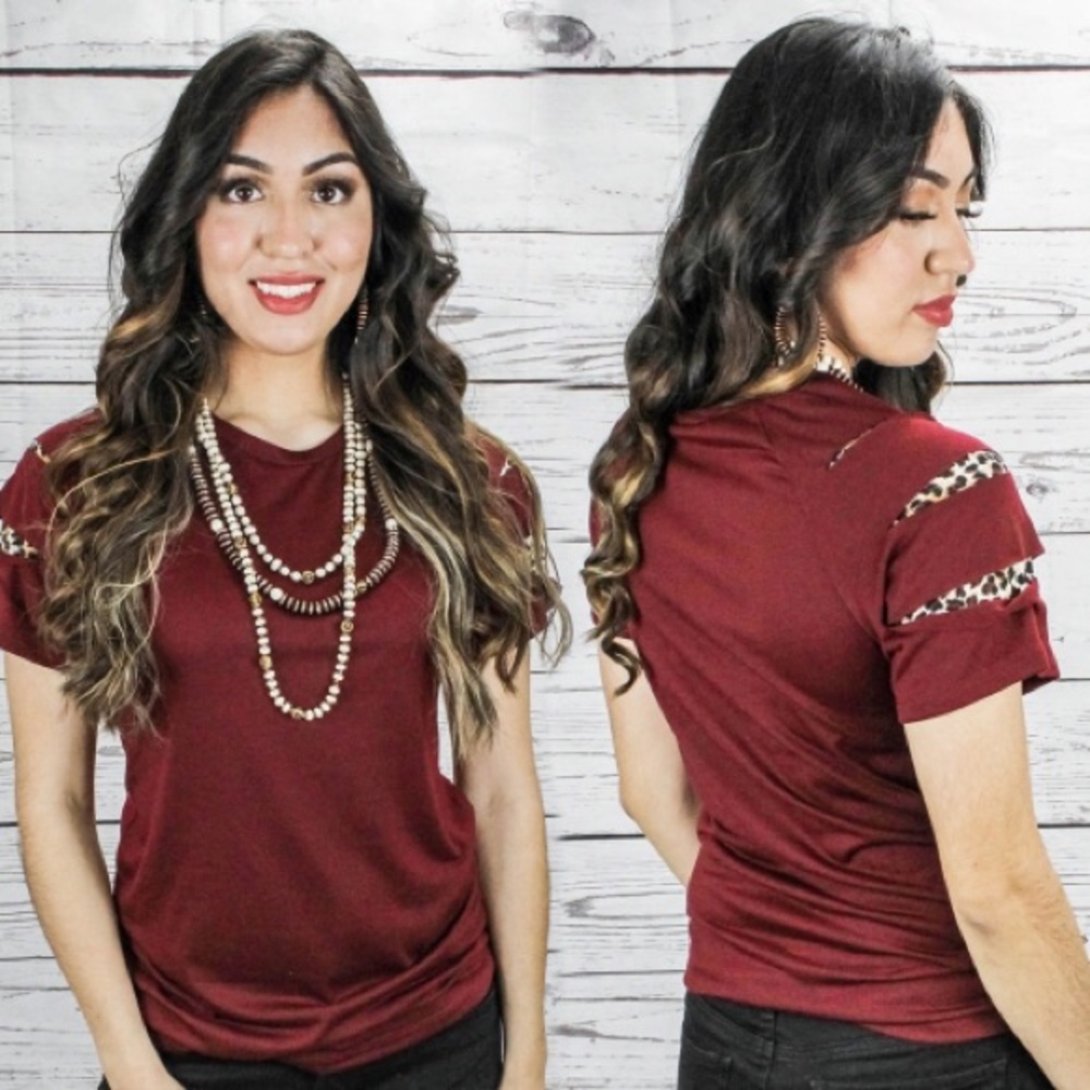 Shirt with slits on arms